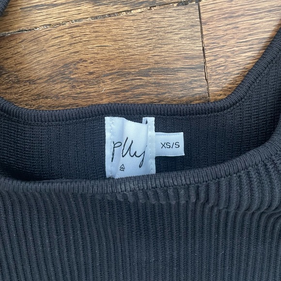 Princess Polly Black Ribbed Knit Mini Dress NWOT - Picture 9 of 10